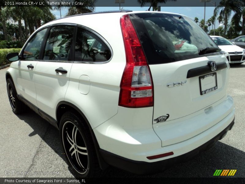 Taffeta White / Gray 2011 Honda CR-V LX