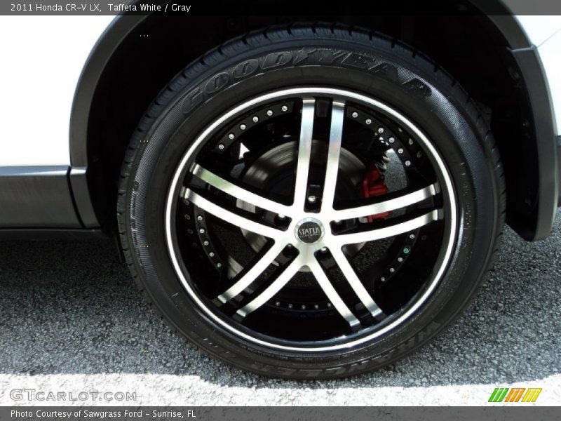 Taffeta White / Gray 2011 Honda CR-V LX
