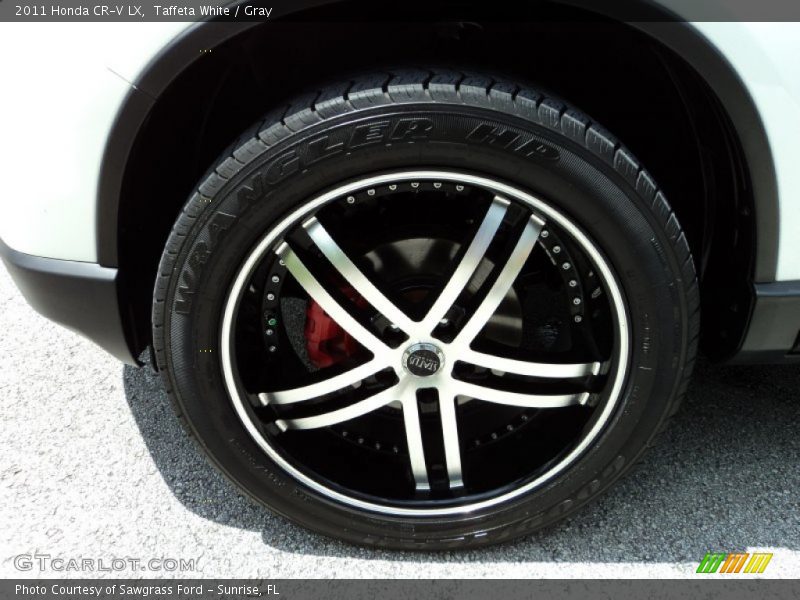 Taffeta White / Gray 2011 Honda CR-V LX