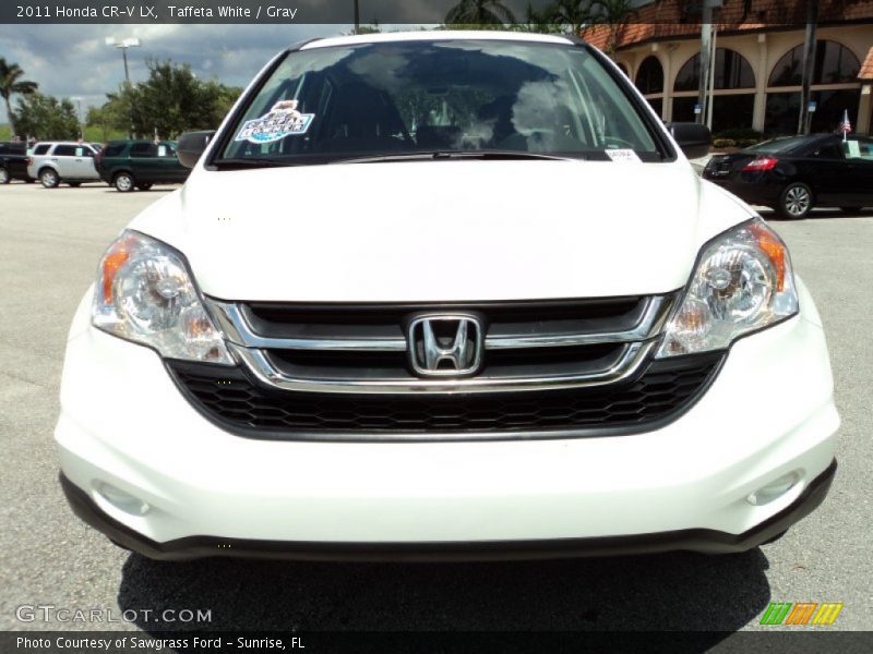 Taffeta White / Gray 2011 Honda CR-V LX