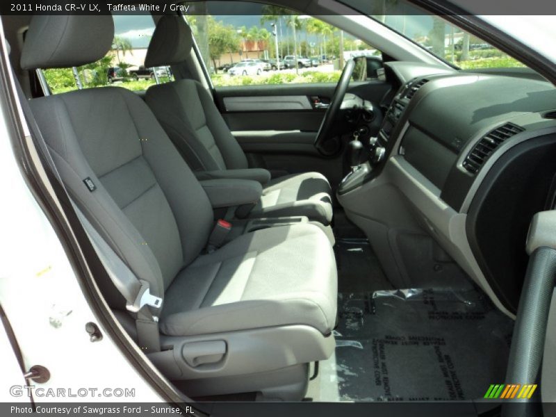 Taffeta White / Gray 2011 Honda CR-V LX
