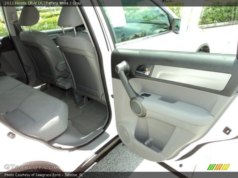 Taffeta White / Gray 2011 Honda CR-V LX