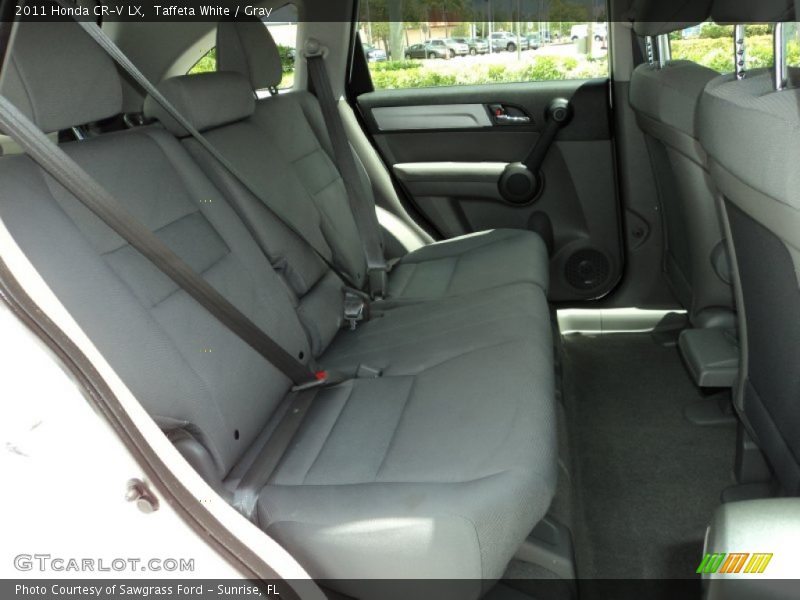 Taffeta White / Gray 2011 Honda CR-V LX