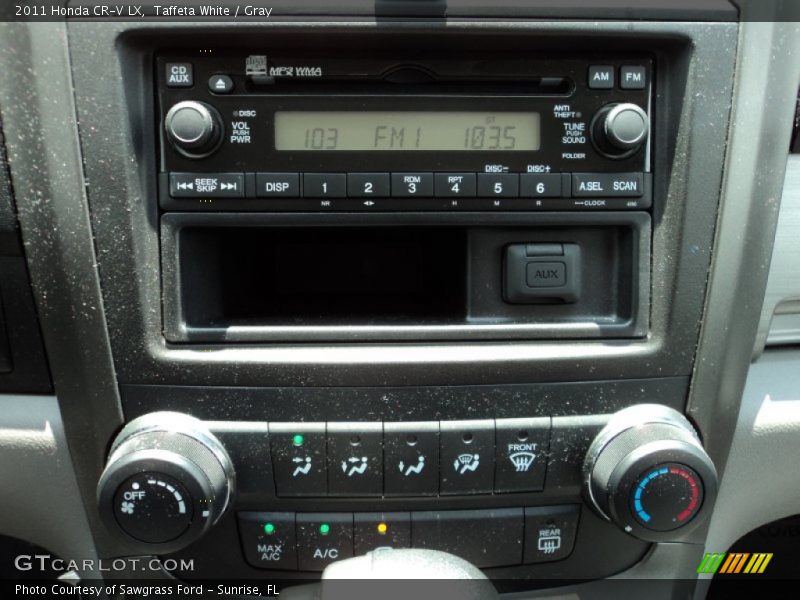 Taffeta White / Gray 2011 Honda CR-V LX