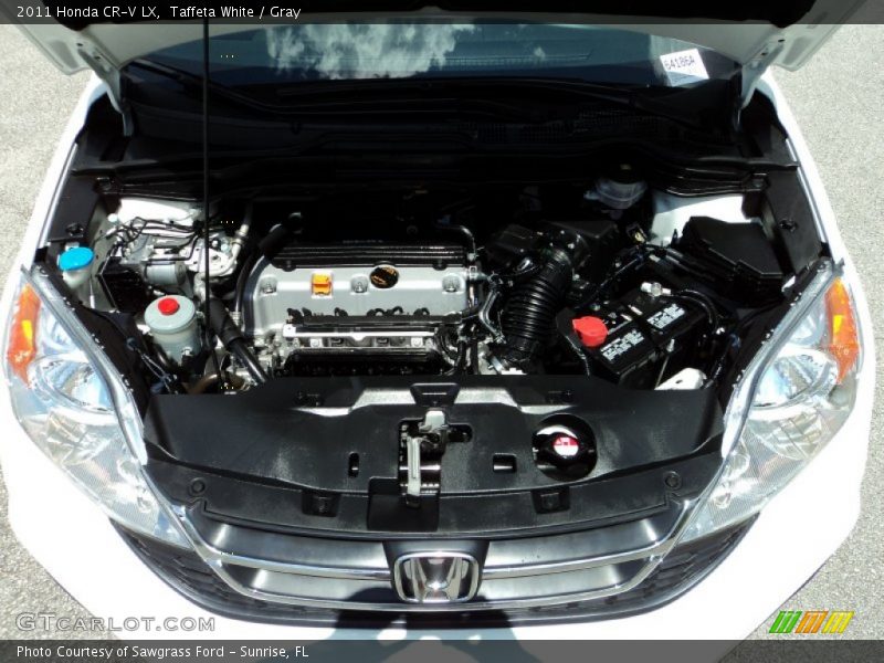 Taffeta White / Gray 2011 Honda CR-V LX