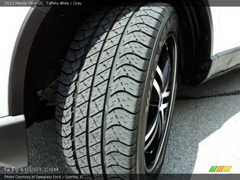 Taffeta White / Gray 2011 Honda CR-V LX