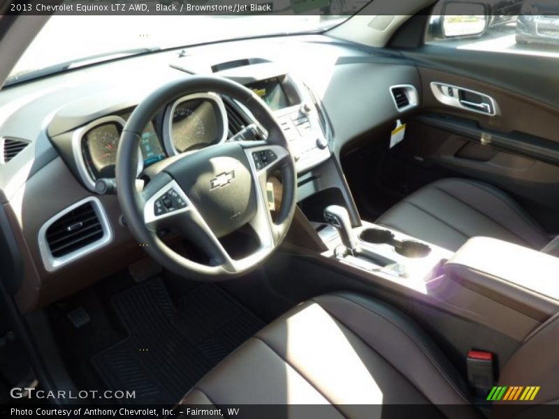 Black / Brownstone/Jet Black 2013 Chevrolet Equinox LTZ AWD