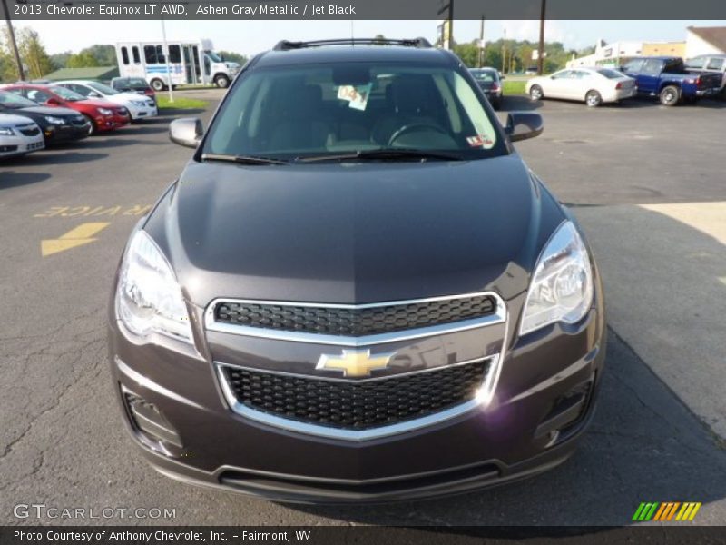 Ashen Gray Metallic / Jet Black 2013 Chevrolet Equinox LT AWD