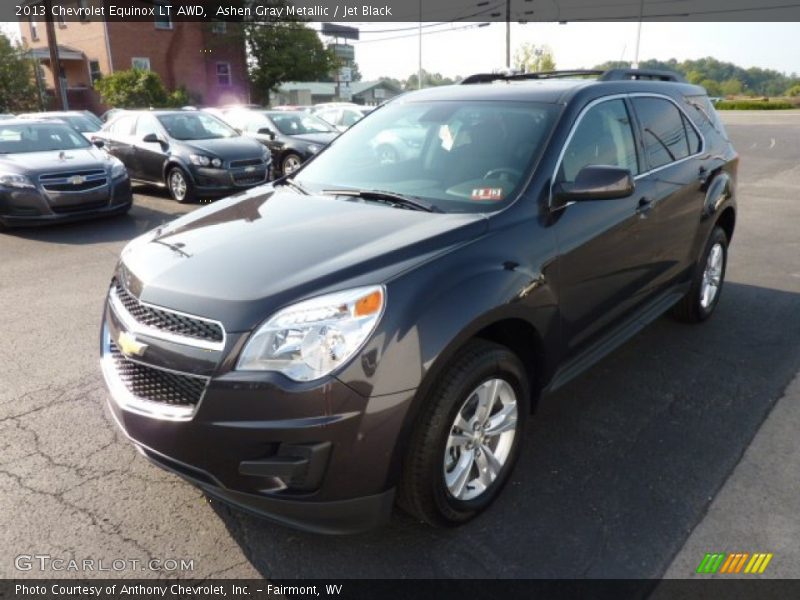 Ashen Gray Metallic / Jet Black 2013 Chevrolet Equinox LT AWD