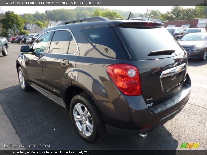 Ashen Gray Metallic / Jet Black 2013 Chevrolet Equinox LT AWD