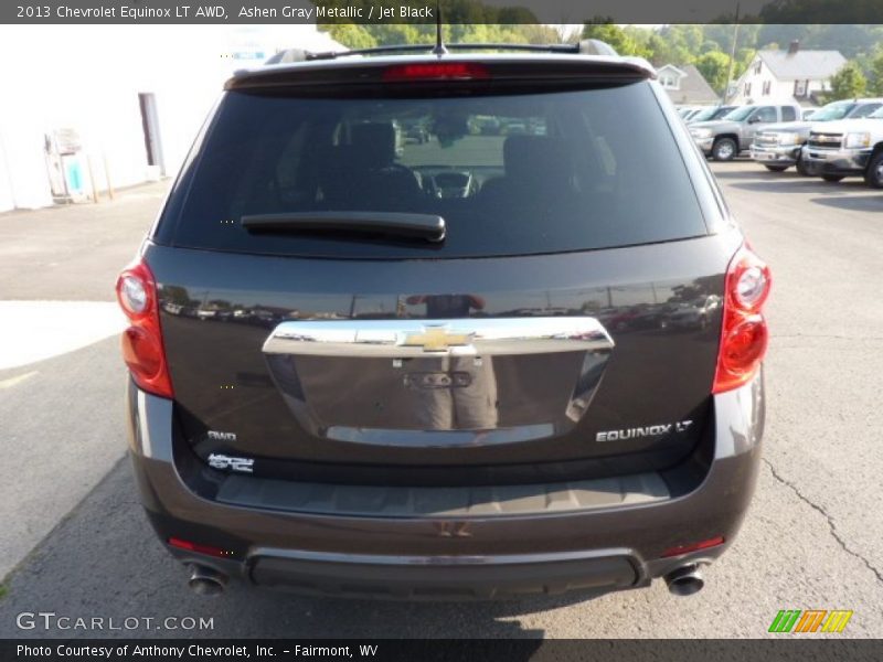 Ashen Gray Metallic / Jet Black 2013 Chevrolet Equinox LT AWD