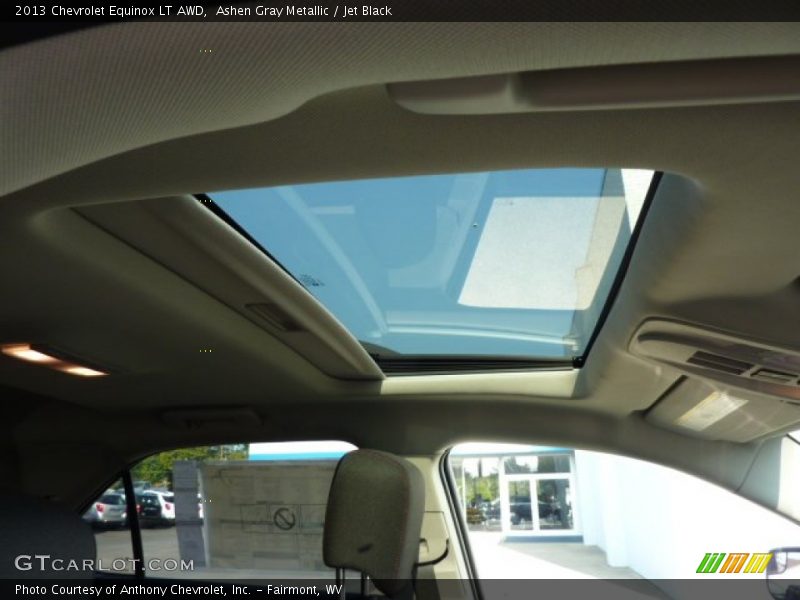 Sunroof of 2013 Equinox LT AWD