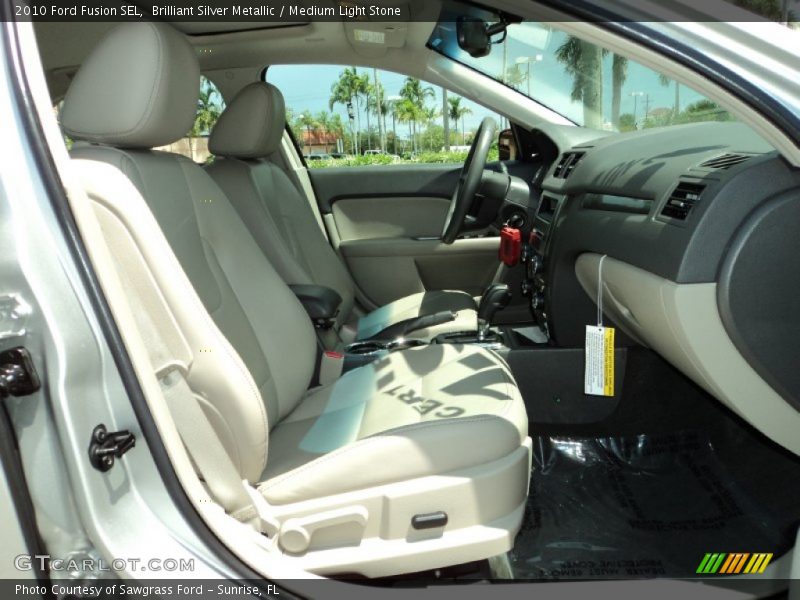 Brilliant Silver Metallic / Medium Light Stone 2010 Ford Fusion SEL