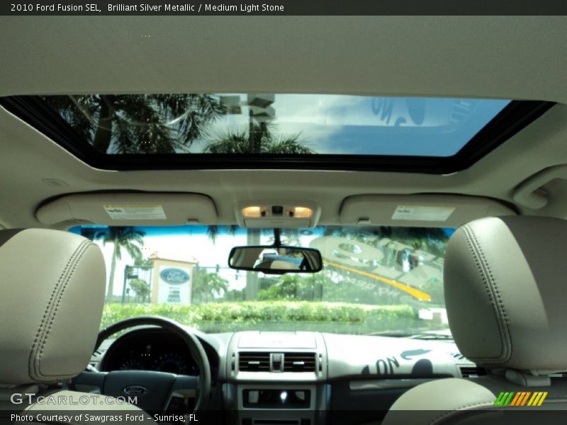 Brilliant Silver Metallic / Medium Light Stone 2010 Ford Fusion SEL