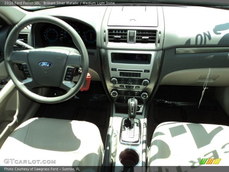 Brilliant Silver Metallic / Medium Light Stone 2010 Ford Fusion SEL