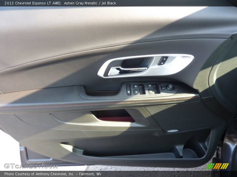 Ashen Gray Metallic / Jet Black 2013 Chevrolet Equinox LT AWD
