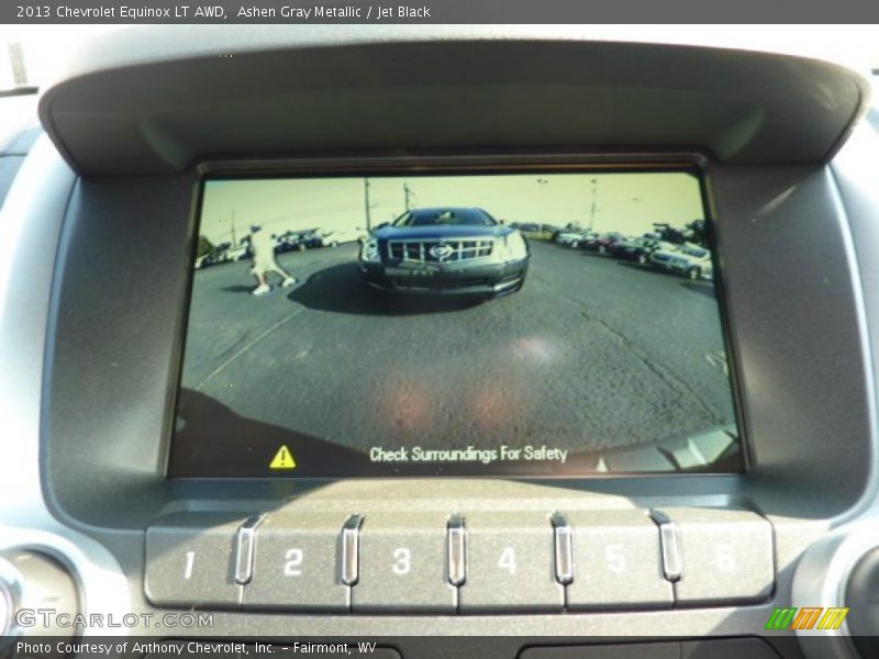 Ashen Gray Metallic / Jet Black 2013 Chevrolet Equinox LT AWD