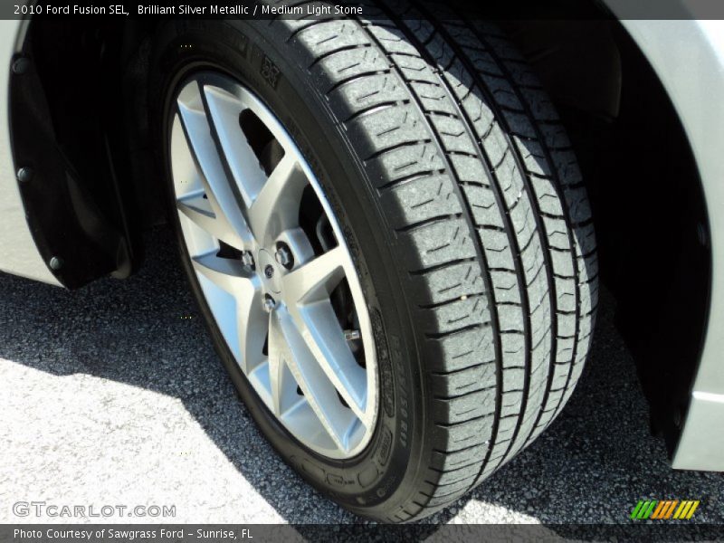 Brilliant Silver Metallic / Medium Light Stone 2010 Ford Fusion SEL