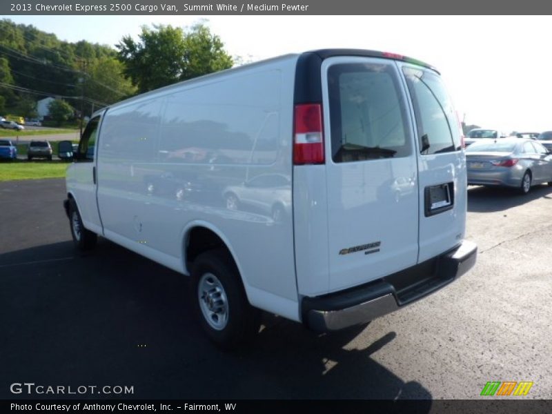Summit White / Medium Pewter 2013 Chevrolet Express 2500 Cargo Van