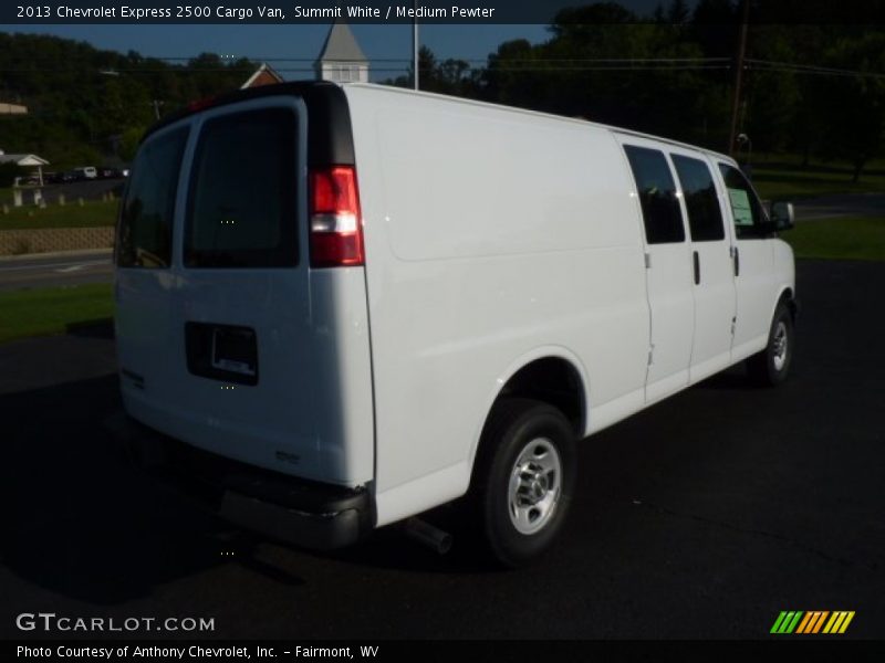 Summit White / Medium Pewter 2013 Chevrolet Express 2500 Cargo Van
