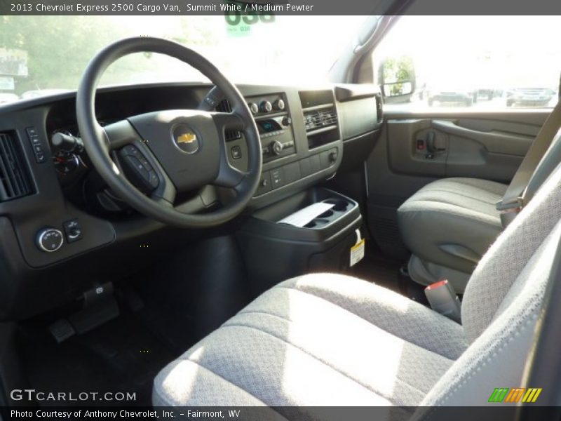 Medium Pewter Interior - 2013 Express 2500 Cargo Van 