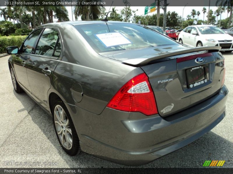 Sterling Grey Metallic / Charcoal Black 2012 Ford Fusion SE