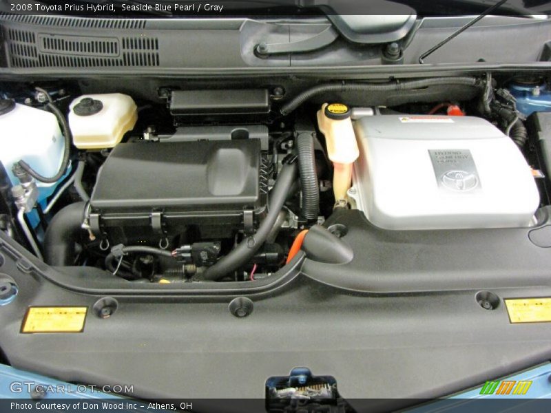 Seaside Blue Pearl / Gray 2008 Toyota Prius Hybrid