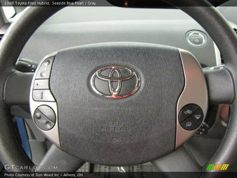 Seaside Blue Pearl / Gray 2008 Toyota Prius Hybrid