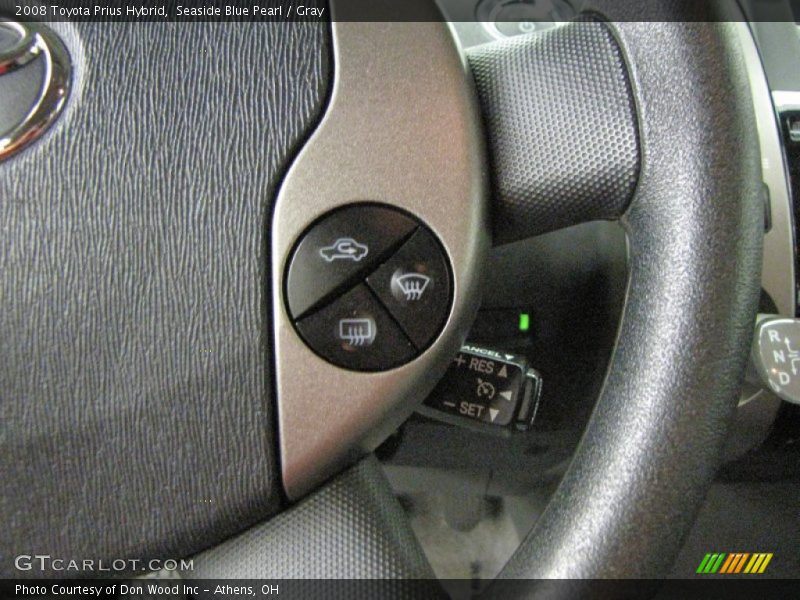 Seaside Blue Pearl / Gray 2008 Toyota Prius Hybrid