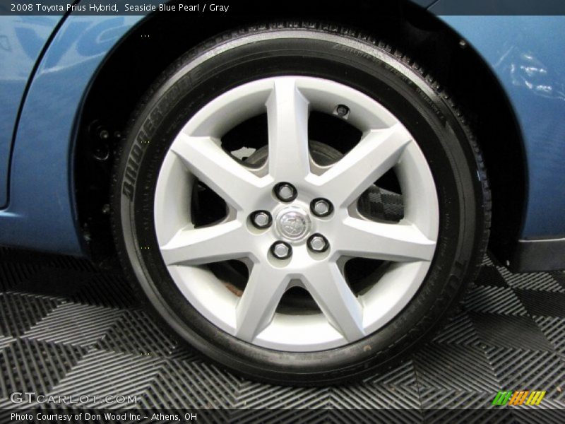 Seaside Blue Pearl / Gray 2008 Toyota Prius Hybrid