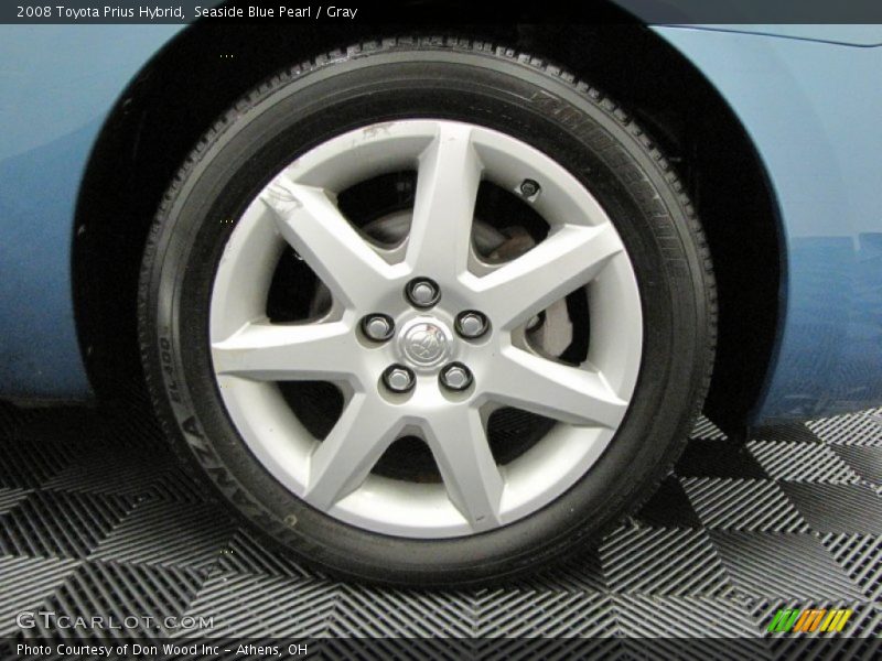 Seaside Blue Pearl / Gray 2008 Toyota Prius Hybrid