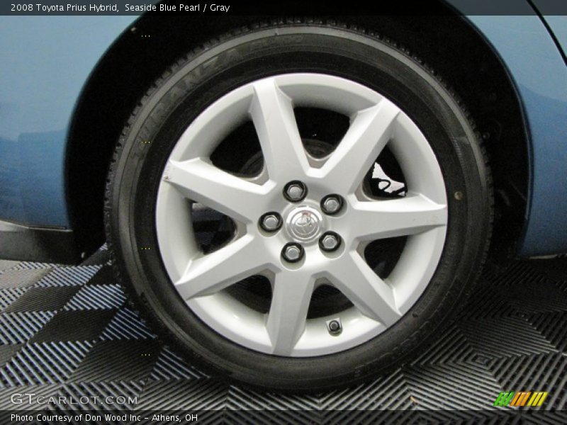 Seaside Blue Pearl / Gray 2008 Toyota Prius Hybrid