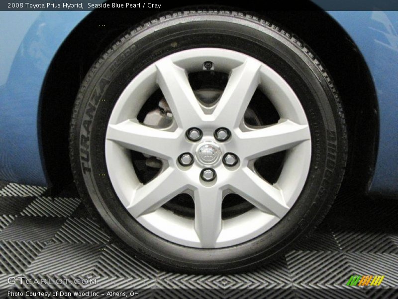 Seaside Blue Pearl / Gray 2008 Toyota Prius Hybrid