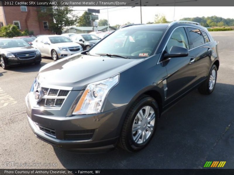 Gray Flannel Metallic / Titanium/Ebony 2012 Cadillac SRX Luxury AWD