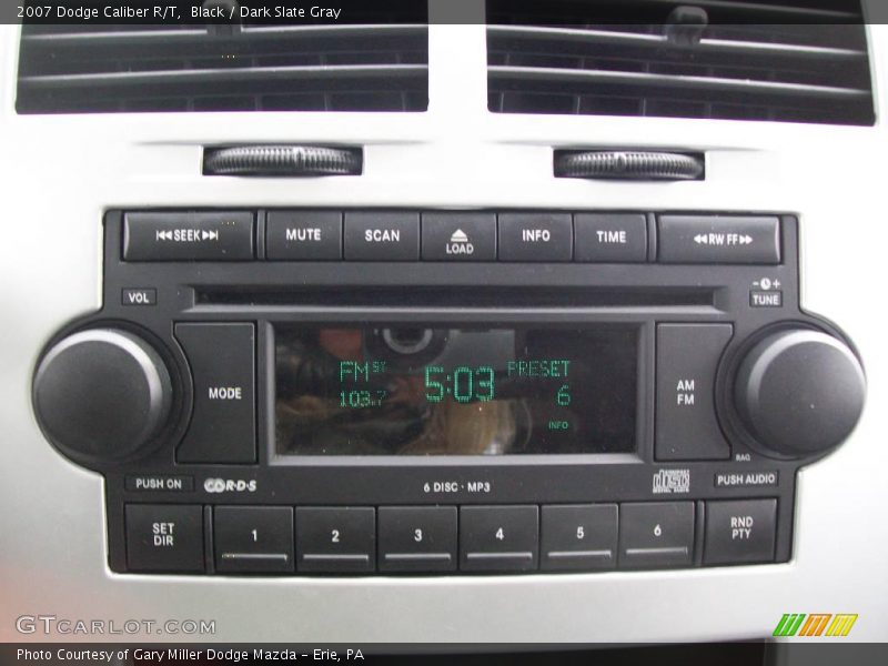 Black / Dark Slate Gray 2007 Dodge Caliber R/T