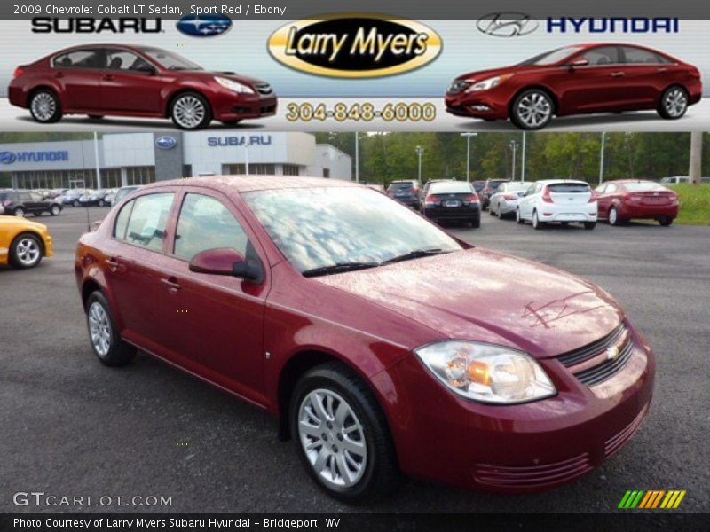 Sport Red / Ebony 2009 Chevrolet Cobalt LT Sedan