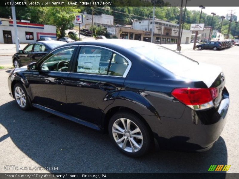 Deep Indigo Pearl / Ivory 2013 Subaru Legacy 2.5i Premium