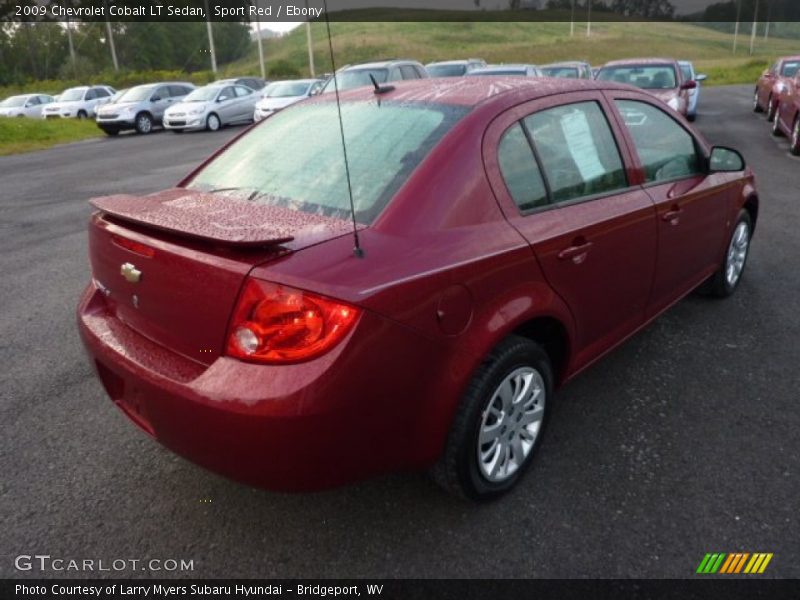 Sport Red / Ebony 2009 Chevrolet Cobalt LT Sedan