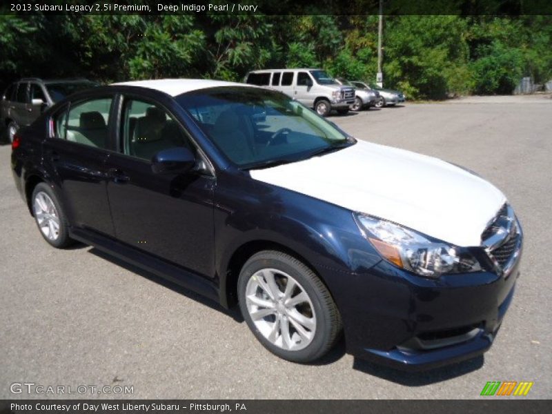 Deep Indigo Pearl / Ivory 2013 Subaru Legacy 2.5i Premium