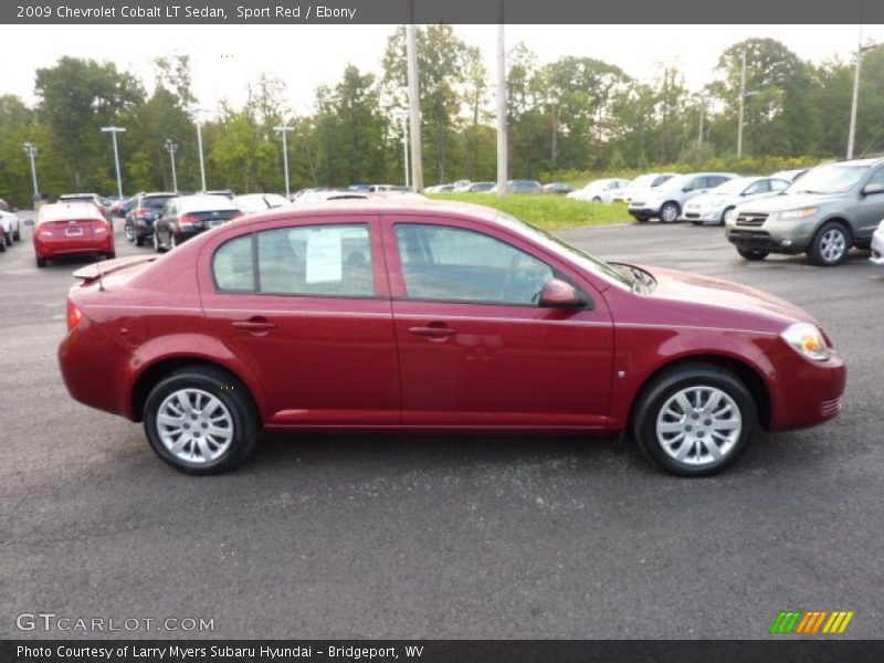 Sport Red / Ebony 2009 Chevrolet Cobalt LT Sedan