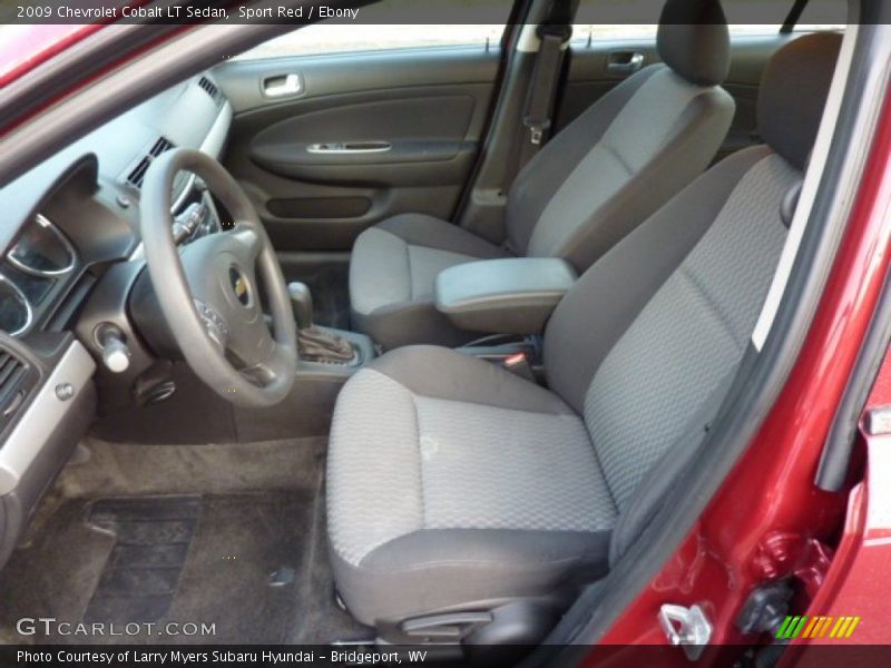 Front Seat of 2009 Cobalt LT Sedan
