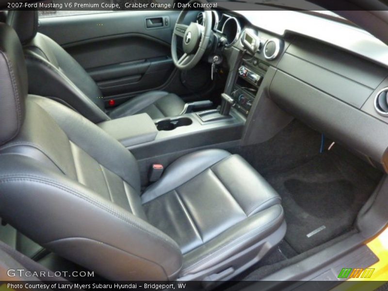  2007 Mustang V6 Premium Coupe Dark Charcoal Interior