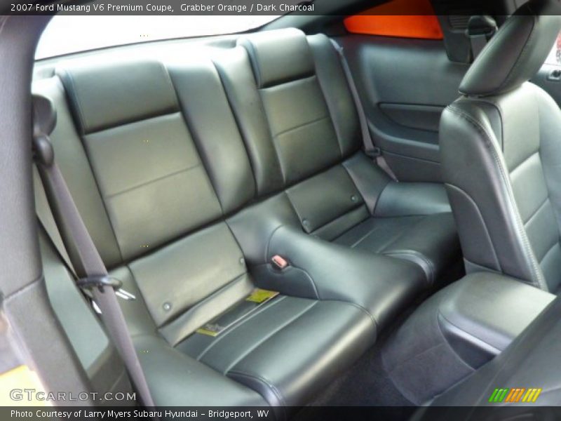 Rear Seat of 2007 Mustang V6 Premium Coupe