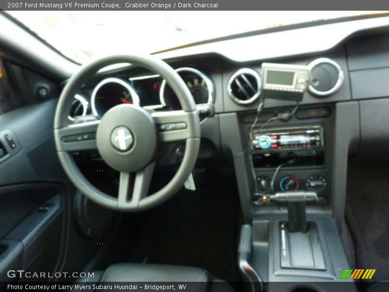 Grabber Orange / Dark Charcoal 2007 Ford Mustang V6 Premium Coupe