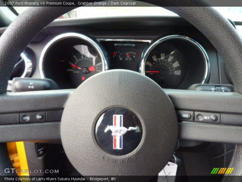 Grabber Orange / Dark Charcoal 2007 Ford Mustang V6 Premium Coupe
