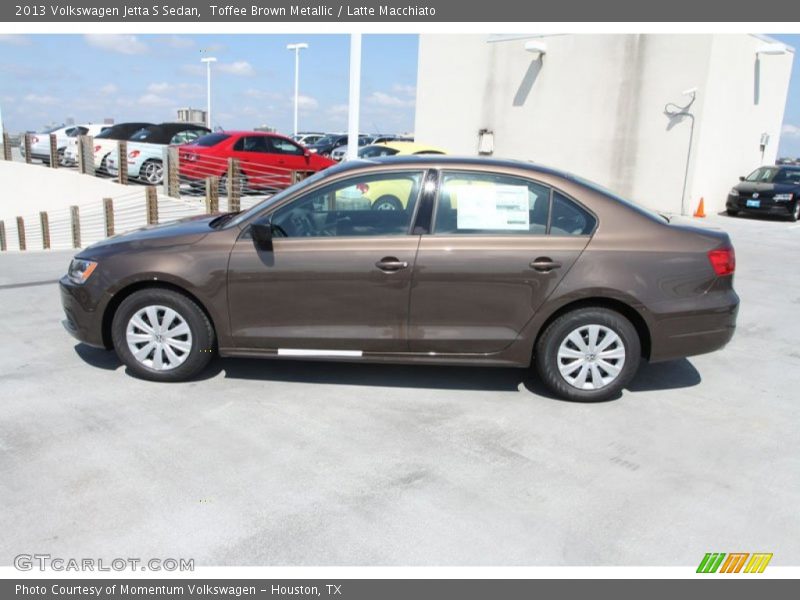 Toffee Brown Metallic / Latte Macchiato 2013 Volkswagen Jetta S Sedan