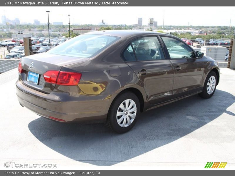 Toffee Brown Metallic / Latte Macchiato 2013 Volkswagen Jetta S Sedan