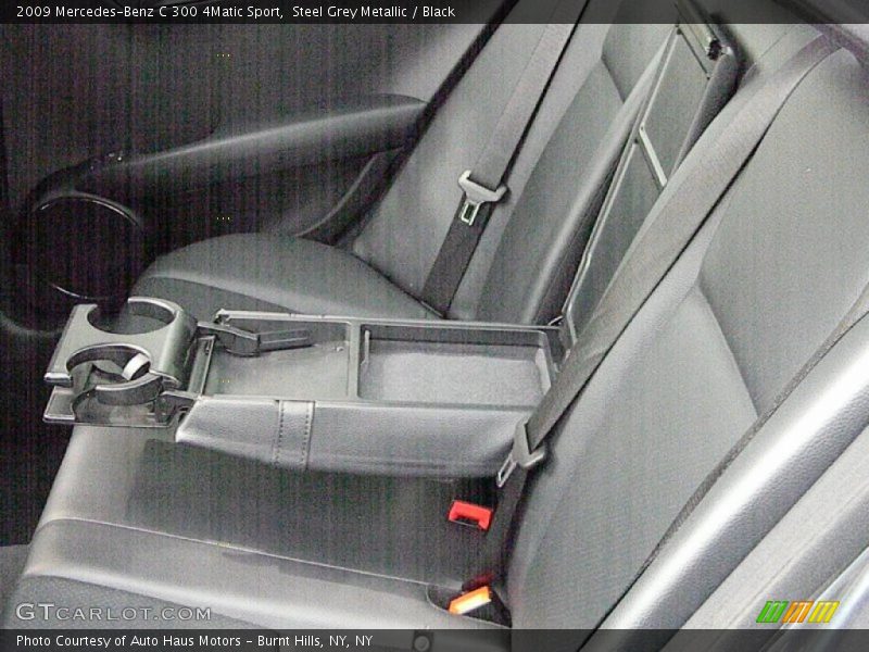 Steel Grey Metallic / Black 2009 Mercedes-Benz C 300 4Matic Sport
