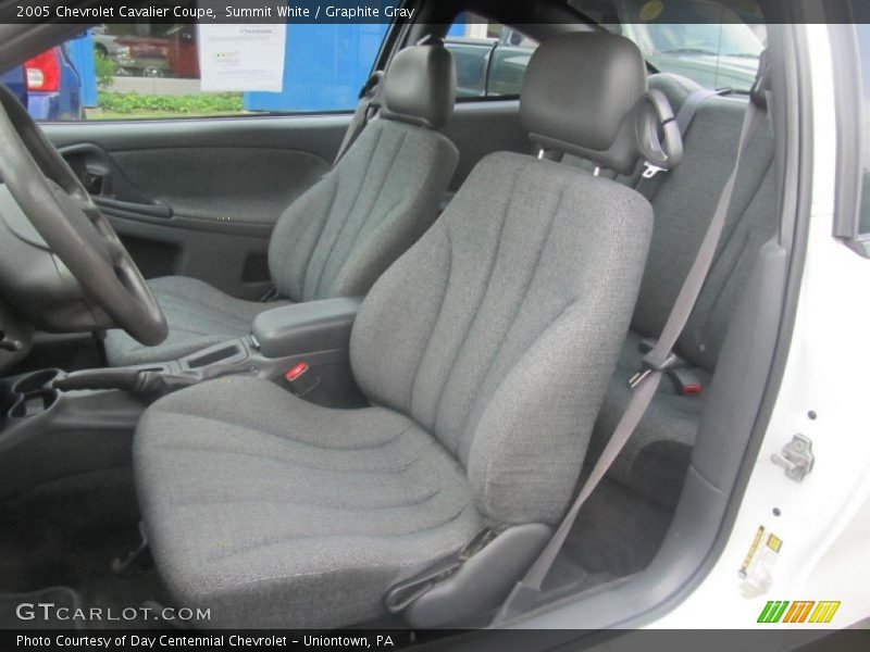 Summit White / Graphite Gray 2005 Chevrolet Cavalier Coupe
