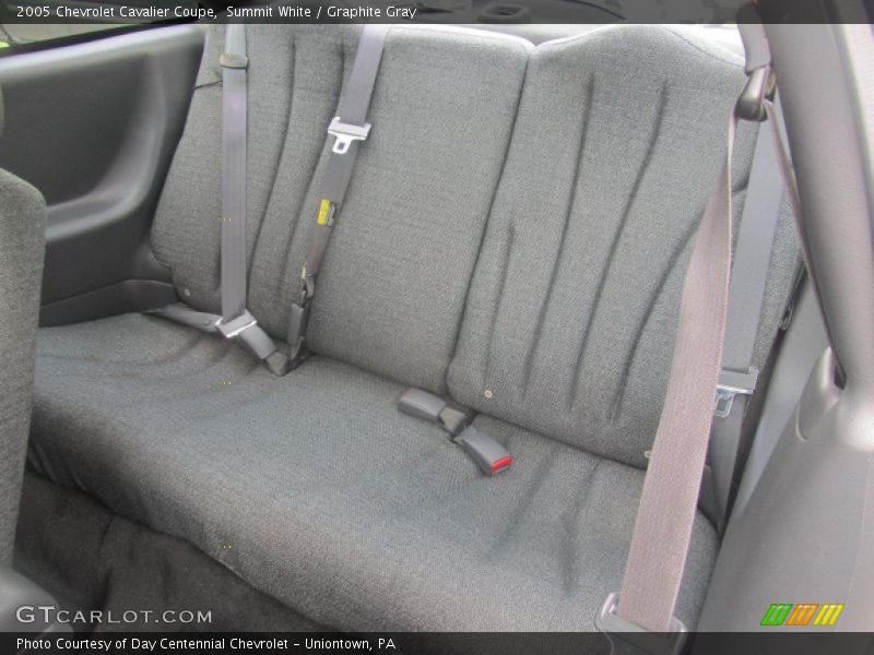 Summit White / Graphite Gray 2005 Chevrolet Cavalier Coupe